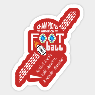 pattern desing of foot ball Sticker